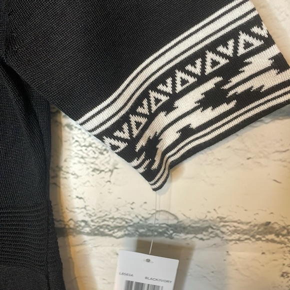 Nina Leonard border scoopneck dress size L NWT - Picture 6 of 9